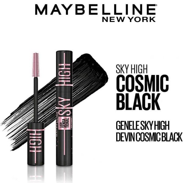 3-20-600x600 ریمل میبلین مدل SKY HIGH COSMIC BLACK مشکی حجم7.2ml اصل ایتالیا - تصویر 4