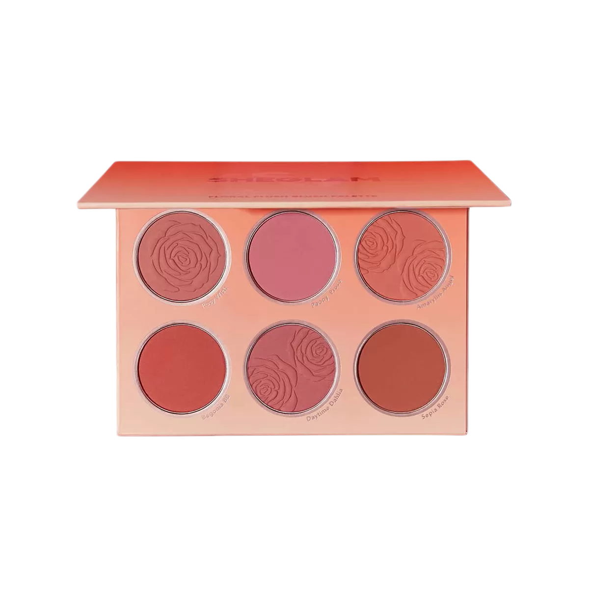 16768878453b6483dbbdcb9e1c5a29e1 پالت رژ گونه شش تایی شیگلم SHEGLAM نارنجی - تصویر 1