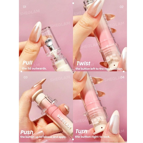 1741266310679c534ed65ecdc3c286ded6c9ab5c52_wk_sheglam لیپ گلاس حجم دهنده شیگلم مدل Booster shine رنگ Own Your Shine - تصویر 6