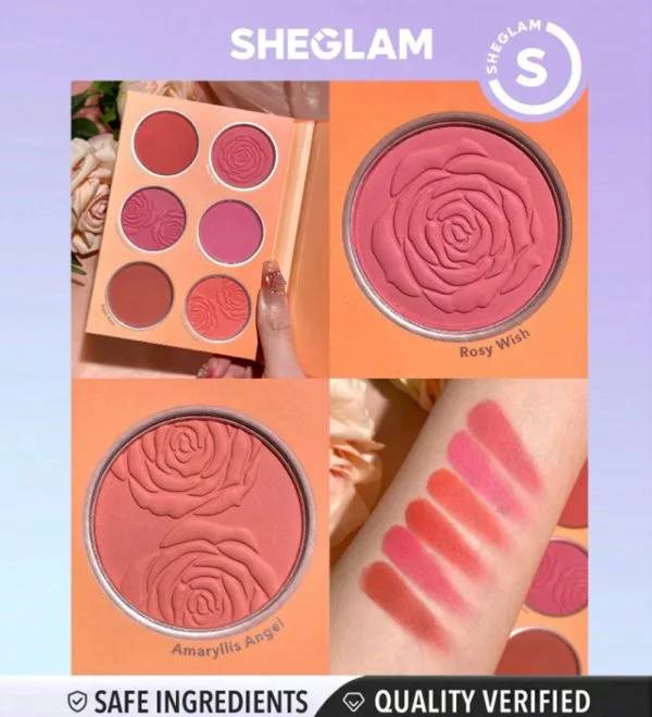 Sheglam-Floral-Flush-Blush-Palette-6-600x659.jpg پالت رژ گونه شش تایی شیگلم SHEGLAM نارنجی - تصویر 3