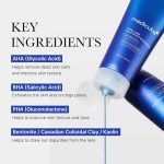 ماسک کنترل منافذ و ضدجوش سرسیاه مدی کیوب Medicube Zero Pore Blackhead Mud Mask - تصویر 3