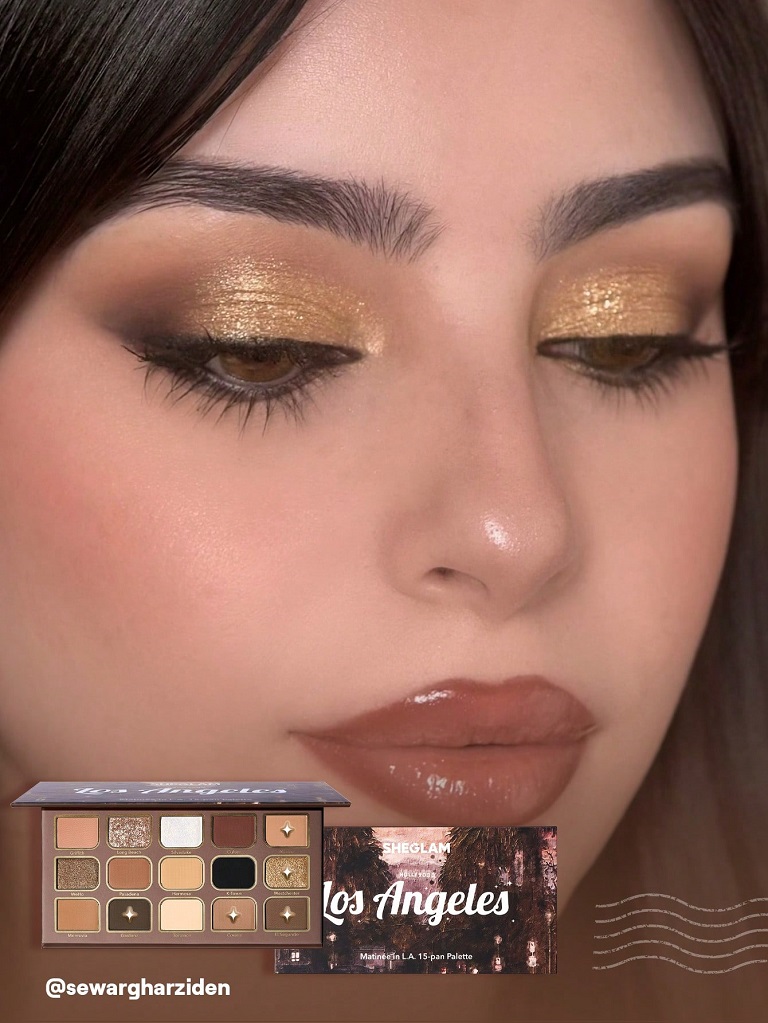 sheglam-matinee-in-l-a-15-pan-palette03 پالت سایه 15 رنگ شیگلم مدل Matinée In L.A - تصویر 4