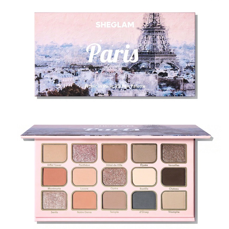 sheglam-picnic-in-paris-15-pan-palette (1) پالت سایه 15 رنگ شیگلم مدل Picnic In Paris - تصویر 1