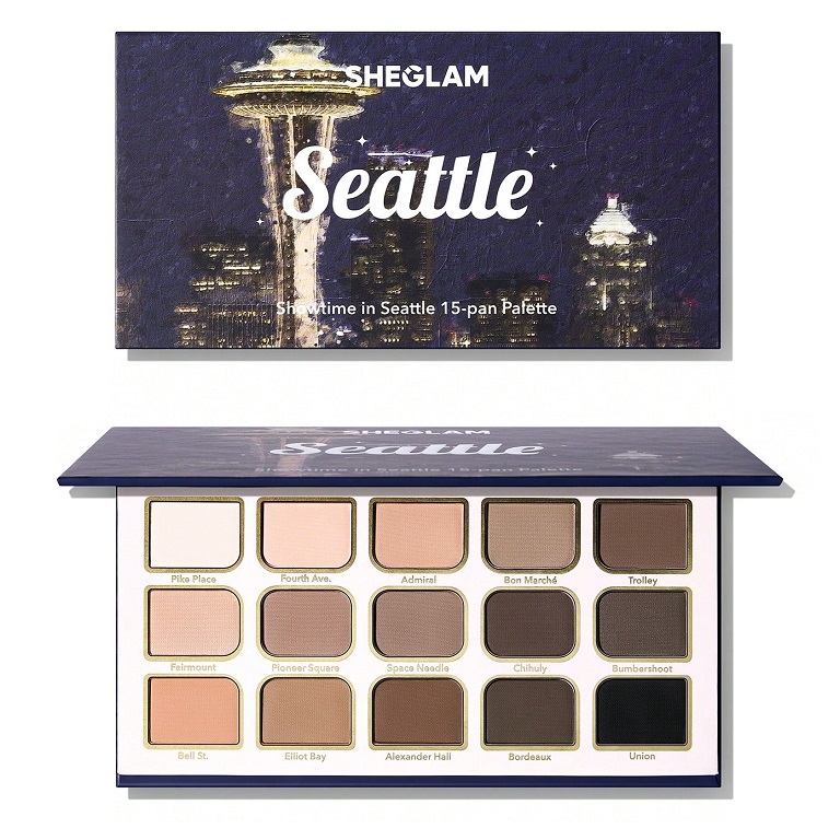sheglam-showtime-in-seattle-15-pan-palette پالت سایه 15 رنگ شیگلم مدل Showtime in Seattle - تصویر 1
