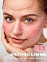 پالت رژگونه سه رنگ شیگلم مدل Enamored - تصویر 6