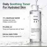 تونر هارتلیف و هیالورن جدید 77+ آنوا / Anua Heartleaf + Hyaluron 77% S 250ml - تصویر 4
