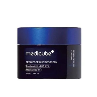 کرم کوچک کننده منافذ مدی کیوب حاوی نیاسینامید 50 میل Medicube Zero Pore One Day Cream